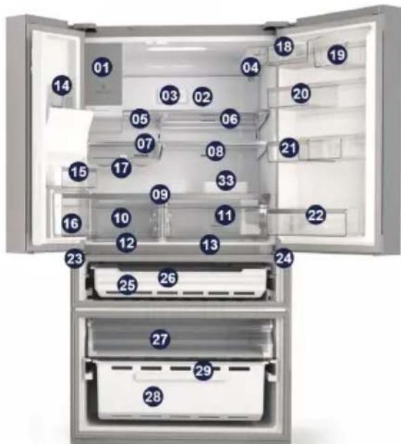 AEG RMB96729VX - BESCHRIJVING VAN HET APPARAAT - 1