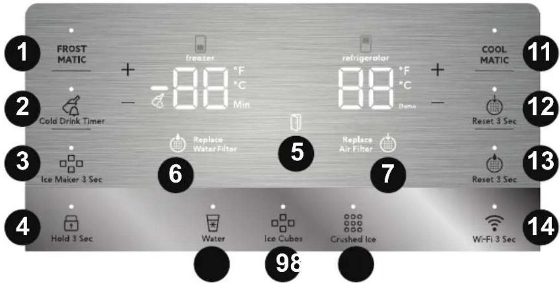 AEG RMB96729VX - DISPLAYEINSTELLUNGEN - 1