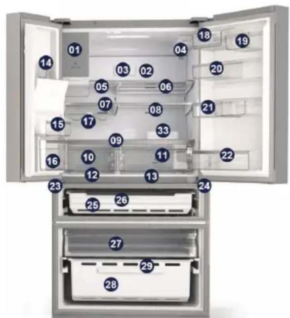 AEG RMB96729VX - DESCRIPTION OF THE APPLIANCE - 1