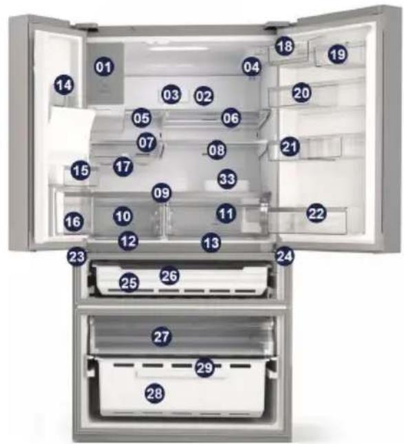 AEG RMB96729VX - DESCRIPTION DE L'APPAREIL - 1