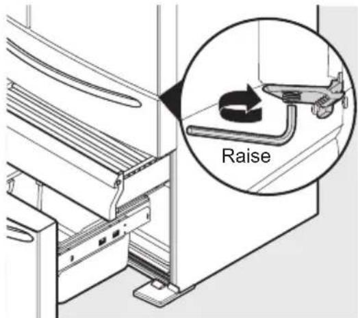 AEG RMB96729VX - Cabinet Leveling &amp; Refrigerator Door Alignment (if necessary) - 2