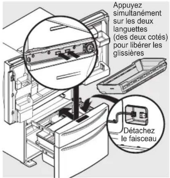 AEG RMB96729VX - Pour déposer le tiroir MultiSwitch/MultiChill - 1