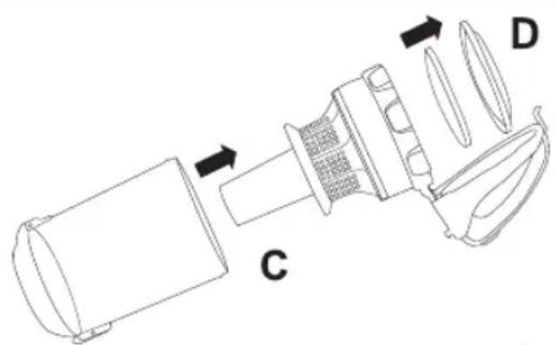 BESTRON Multipo Plus AMC1000B - REINIGUNG UND WARTUNG - REINIGEN ODER ERSETZEN DES FILTERS - 3