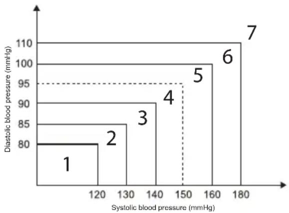 ADE FITvigo BPM 1600 - Standard blood pressure classification - 1