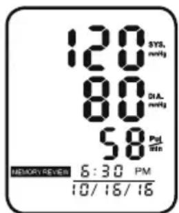ADE FITvigo BPM 1600 - Access stored measured values - 1