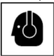 METABO H 55SC - Utilice protecciones auriculares. - 1