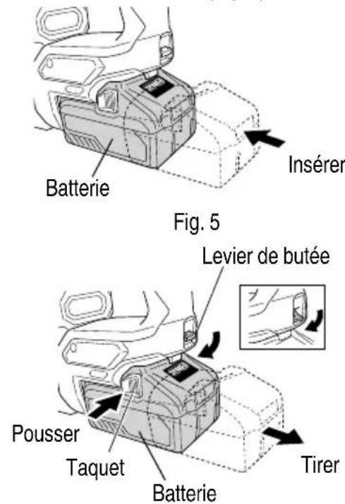 METABO DH 36DMA - MÉTHODE DE RETRAIT ET D'INSTALLATION DE LA BATTERIE - 1