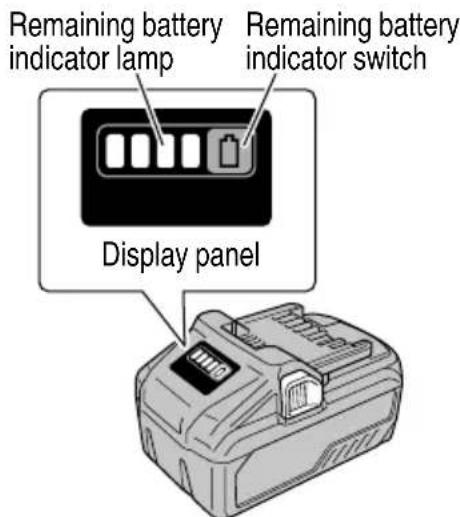 METABO DH 36DMA - ABOUT REMAINING BATTERY INDICATOR - 1