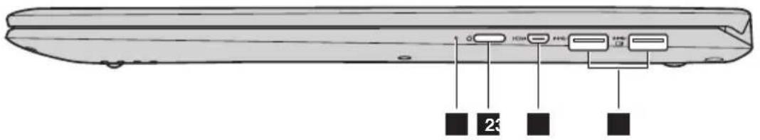 LENOVO Yoga 71015IKB - Vue de droite - 1