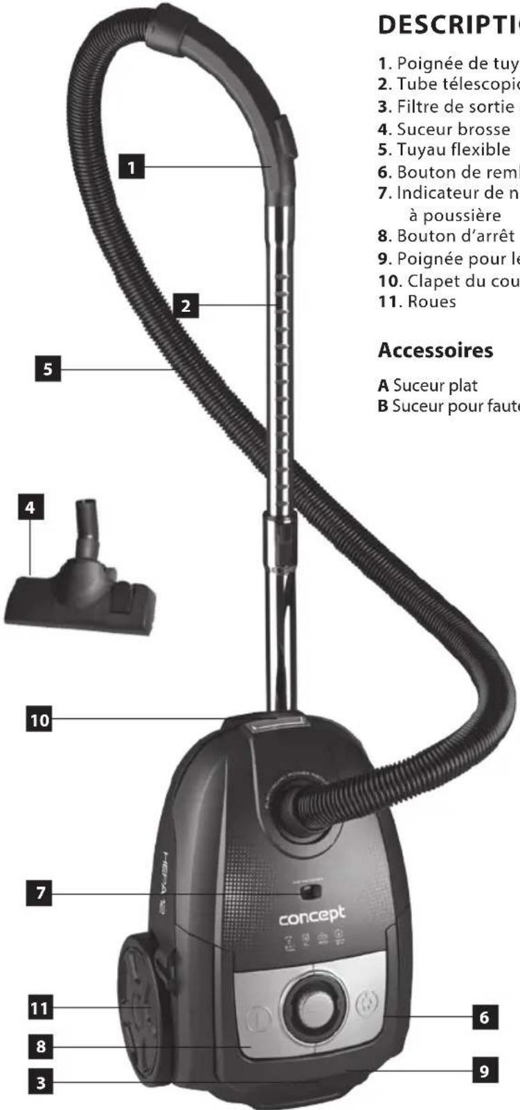 Concept VP8076 - Accessoires - 1