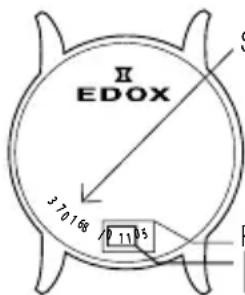 Edox Delfin DayDate Automatic 880053CANIN - BEDIENUNGSANLEITUNG. - 1