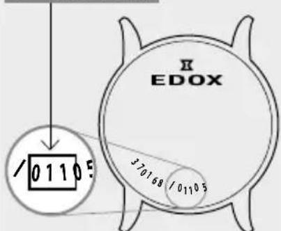 Edox Les Vauberts Open Heart Automatic 850143BUIN - 取拔說明書 4 - 1