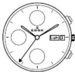 Edox ChronorallyS Day Date 843013NCVNNV - Quick-chance correction for day of the - 3
