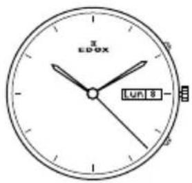Edox ChronorallyS Day Date 843013NCVNNV - Быстая корpeктурова Дня - 31