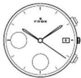 Edox ChronorallyS Day Date 843013NCVNNV - Funciones del reloj: - 33