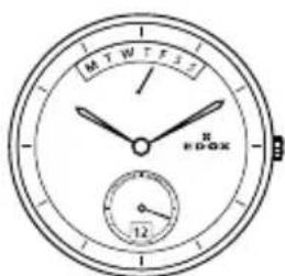 Edox Les Bémonts Automatic Day Date 8301537RBUIR - Funkcje zegarka: - 11