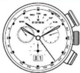 Edox Les Vauberts La Grande Lune Automatic 805003BUIR - Mouvement - 1