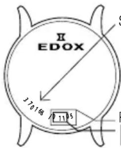 Edox Les Vauberts Automatic Date - BEDIENUNGSANLEITUNG. - 1