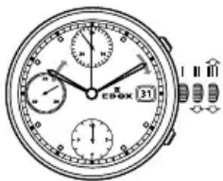 Edox Les Vauberts Automatic Date - Valve à hélium - 1