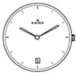 Edox Les Vauberts Automatic Date - Normale Position (Trageposition): - 7