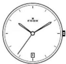 Edox Les Vauberts Automatic Date - Tijdsweergave: - 17