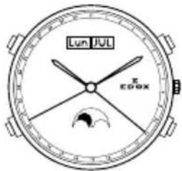Edox Les Vauberts Automatic Date - Mechanizm - 21