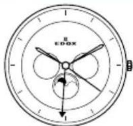 Edox Les Bémonts Ultra Slim 570013AIN - 機芯843 - 43