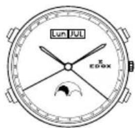 Edox Grand Ocean Slim Line Date 5600237JCAID - Funkcje zegarka: - 32