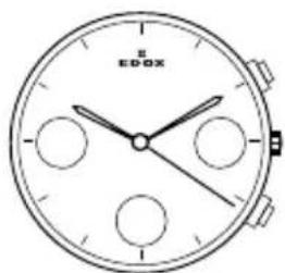 Edox Les Bémonts Ultra Slim 560013AR - Mouvement 843 - 36