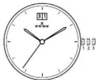 Edox Les Bémonts Ultra Slim 560013AR - Horloge functies: - 20