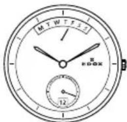 Edox Les Vauberts Annual Calendar 401013MNIN - : 時計の機能 : - 11