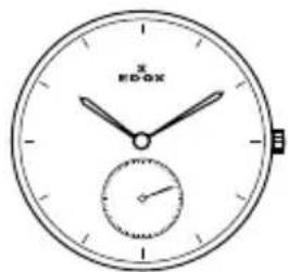 Edox Les Vauberts Annual Calendar 401013MNIN - Normale Position (Trageposition): - 14