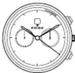 Edox Les Vauberts Annual Calendar 401013MNIN - Funciones del reloj: - 2