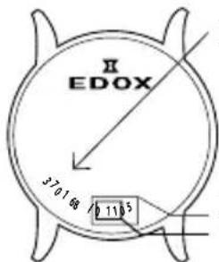 Edox Les Vauberts Annual Calendar 401013MNIN - 取扱説明書 - 1