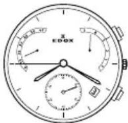 Edox Les Vauberts Annual Calendar 401013MNIN - 手錶功能 - 5