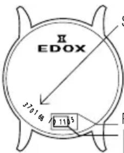 Edox Les Bémonts Moon Phase Complication 400023BUIN - OPERATING INSTRUCTIONS, HOW TO USE YOUR MANUAL: - 1