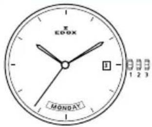 Edox Les Bémonts Moon Phase Complication 400023BUIN - СОДЕРЖАНИЕ - 17