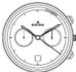 Edox Les Bémonts Moon Phase Complication 400023BUIN - Funcțiile ceasului: - 8