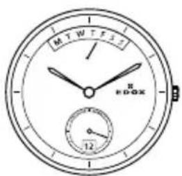 Edox Les Bémonts Moon Phase Complication 400023BUIN - 手錶功能 - 8