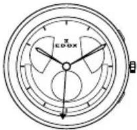 Edox Les Bémonts Moon Phase Complication 400023BUIN - Szybka korekta dnia tygodnia: - 6