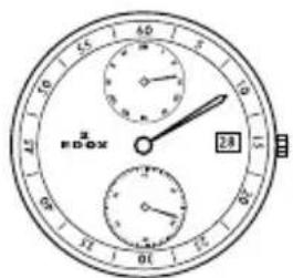 Edox Les Bémonts Moon Phase Complication 400023BUIN - Mecanism - 13