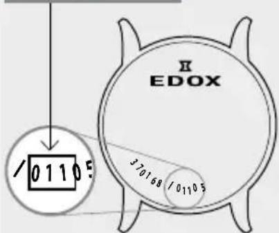 Edox Les Bémonts Moon Phase Complication 400023BUIN - INSTRUKCJA OBSŁUGI 5 - 1