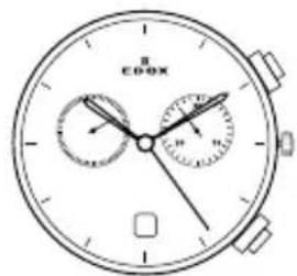 Edox Les Vauberts Date Retrograde 345003AIN - Funktionen der Uhr: - 38