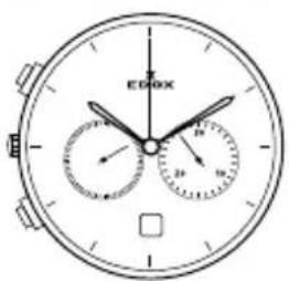 Edox Les Vauberts Date Retrograde 345003AIN - Horloge functies: - 40