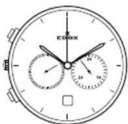 Edox Chronorally Chronograph 1030237NJNOJ3 - Funkcje zegarka: - 40