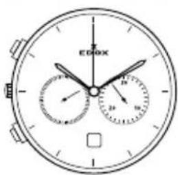 Edox Grand Ocean Chronograph - 機芯843 - 40