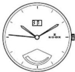 Edox CO1 Chronograph 102213NMBUINO - 機芯843 - 35
