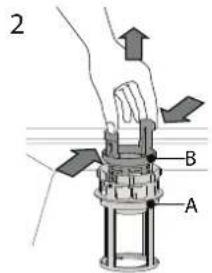 BAUKNECHT BSUO 3O21 PF X - N'utilisez pas le lave-vaisse sans les filtres ou si un filtre est mal ajusté. - 2