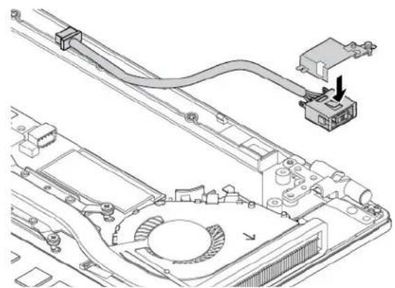 LENOVO Thinkpad X270 - Remplacement du cable CC en entrée - 3