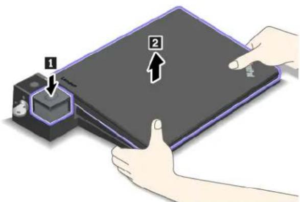 LENOVO Thinkpad X270 - Débranchement d'une station d'accueil de l'ordinateur - 2